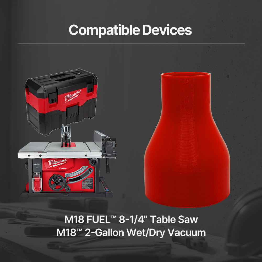 Milwaukee M18 FUEL Table Saw Vacuum Adapter