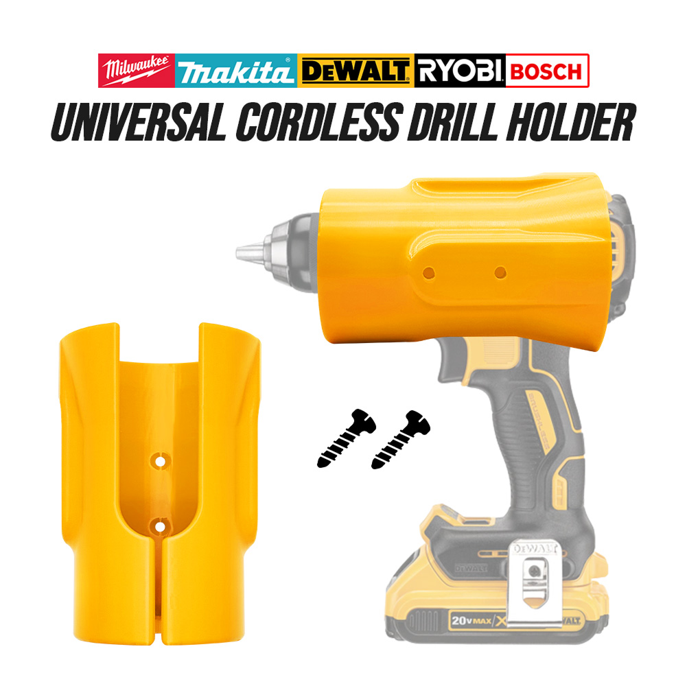 Universal Cordless Drill Holder – Wall Mount organizer