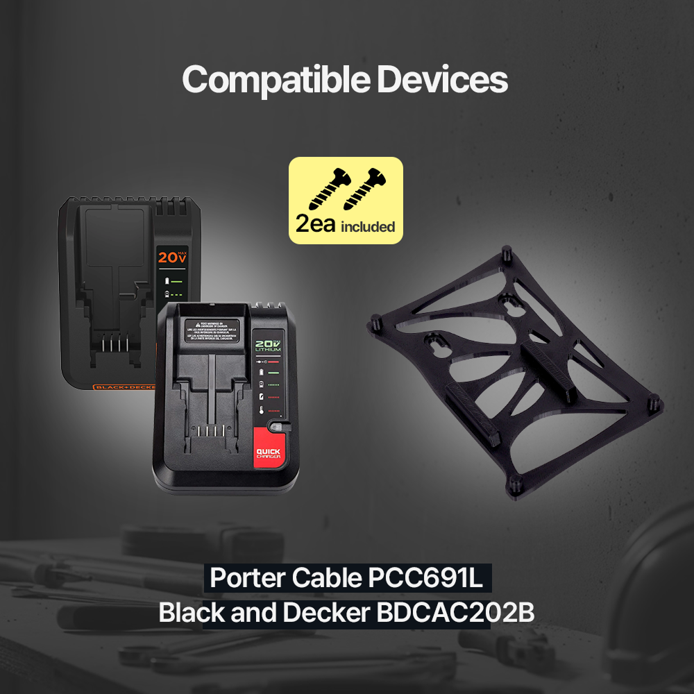 Porter Cable PCC691L / Black & Decker BDCAC202B Wall Charger