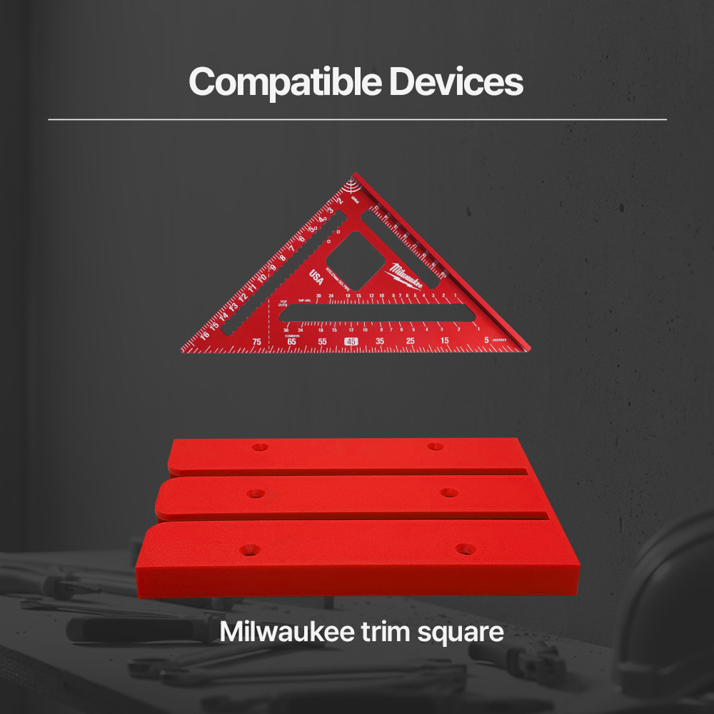 Milwaukee MLSQ070 / MLSQ040 Square Wall Mount – T7-Inch Rafter square