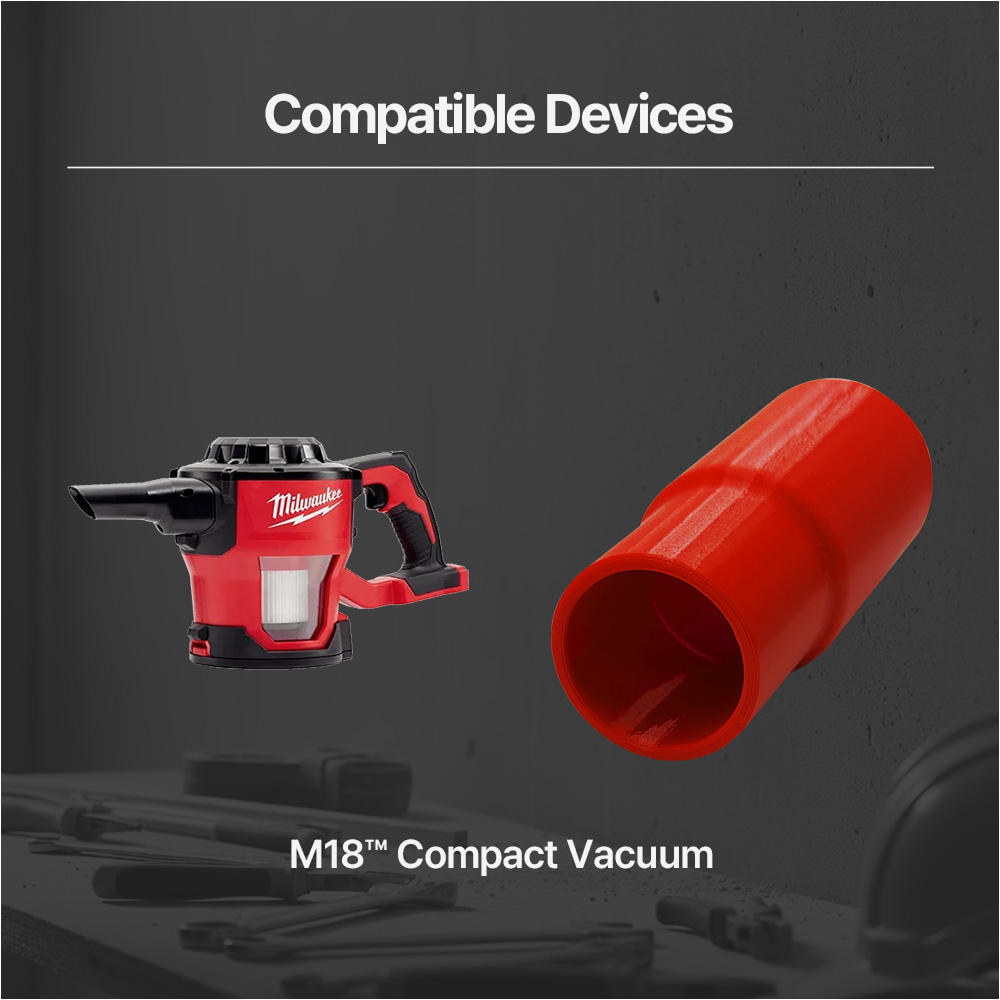 Vacuum Adapter for Milwaukee 0882-20 M18