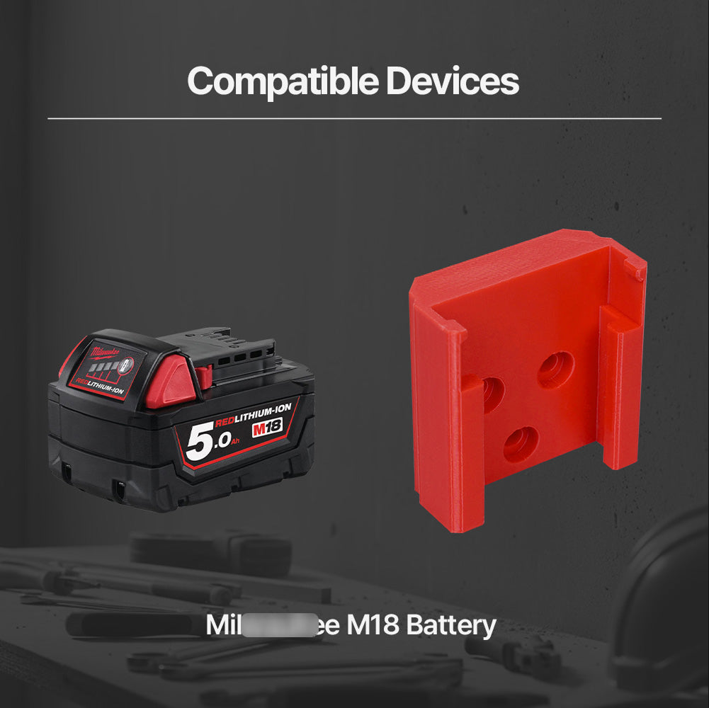 Milwaukee M18 Battery Holder with Lock