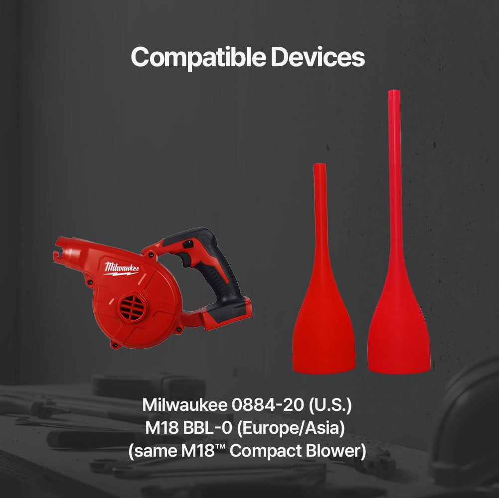 2PCS SET - Milwaukee 0884-20 M18 Blower Small Head Tip