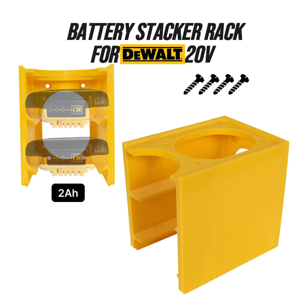 Dewalt 20V Battery Stacker Rack 2A+2A