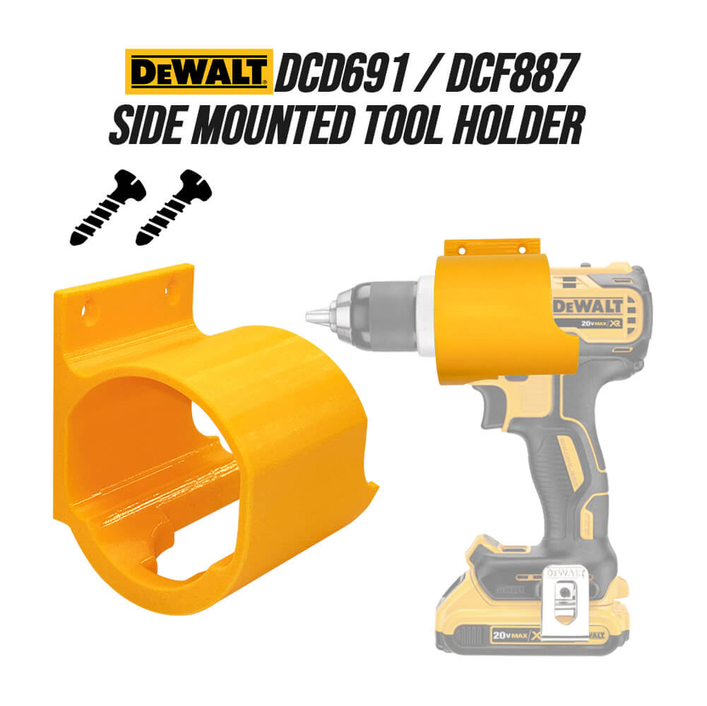DeWalt DCD691 / DCF887 Side Mounted Tool Holder