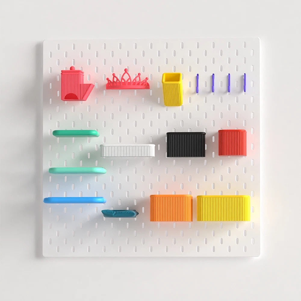 Beauty Organizer Set for IKEA Skådis – Pegboard Accessories