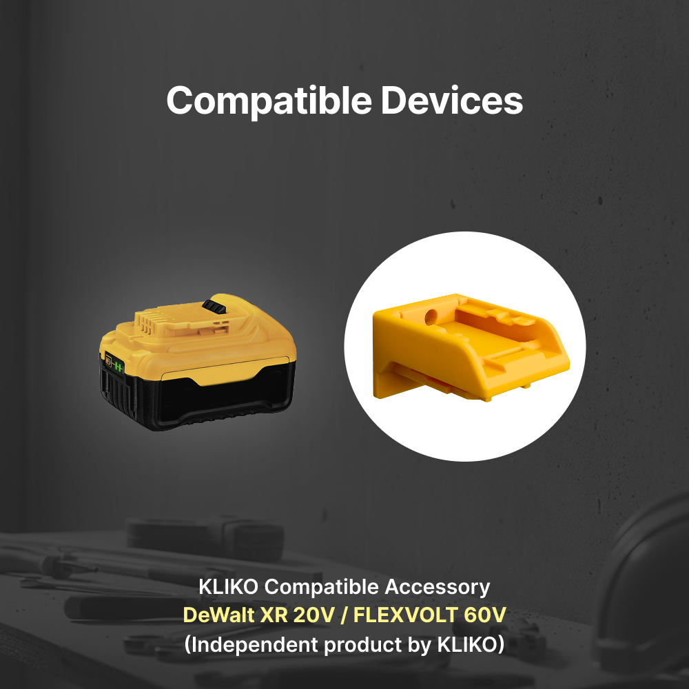 Dewalt XR Battery Tool Hanger