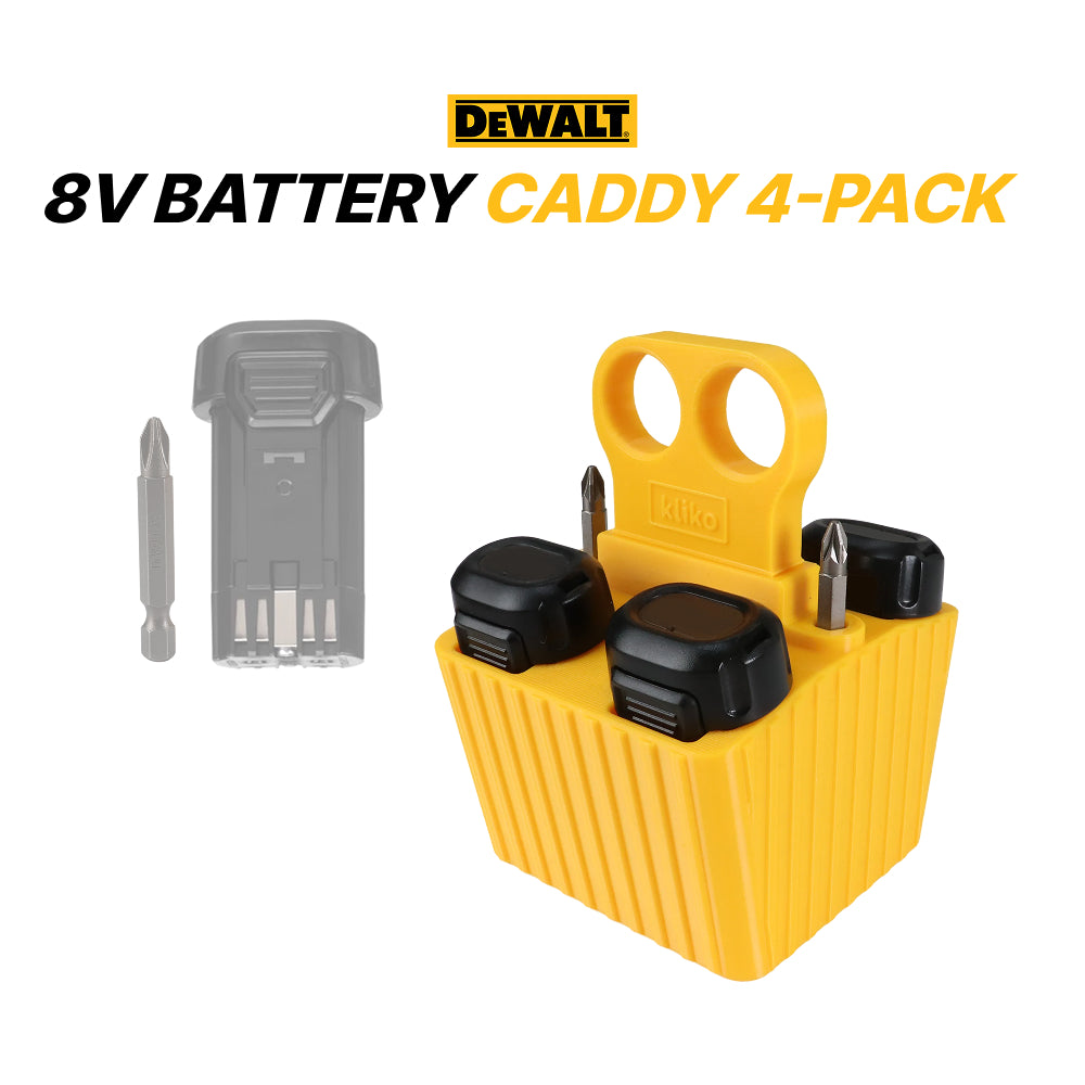 DeWalt 8V battery caddy