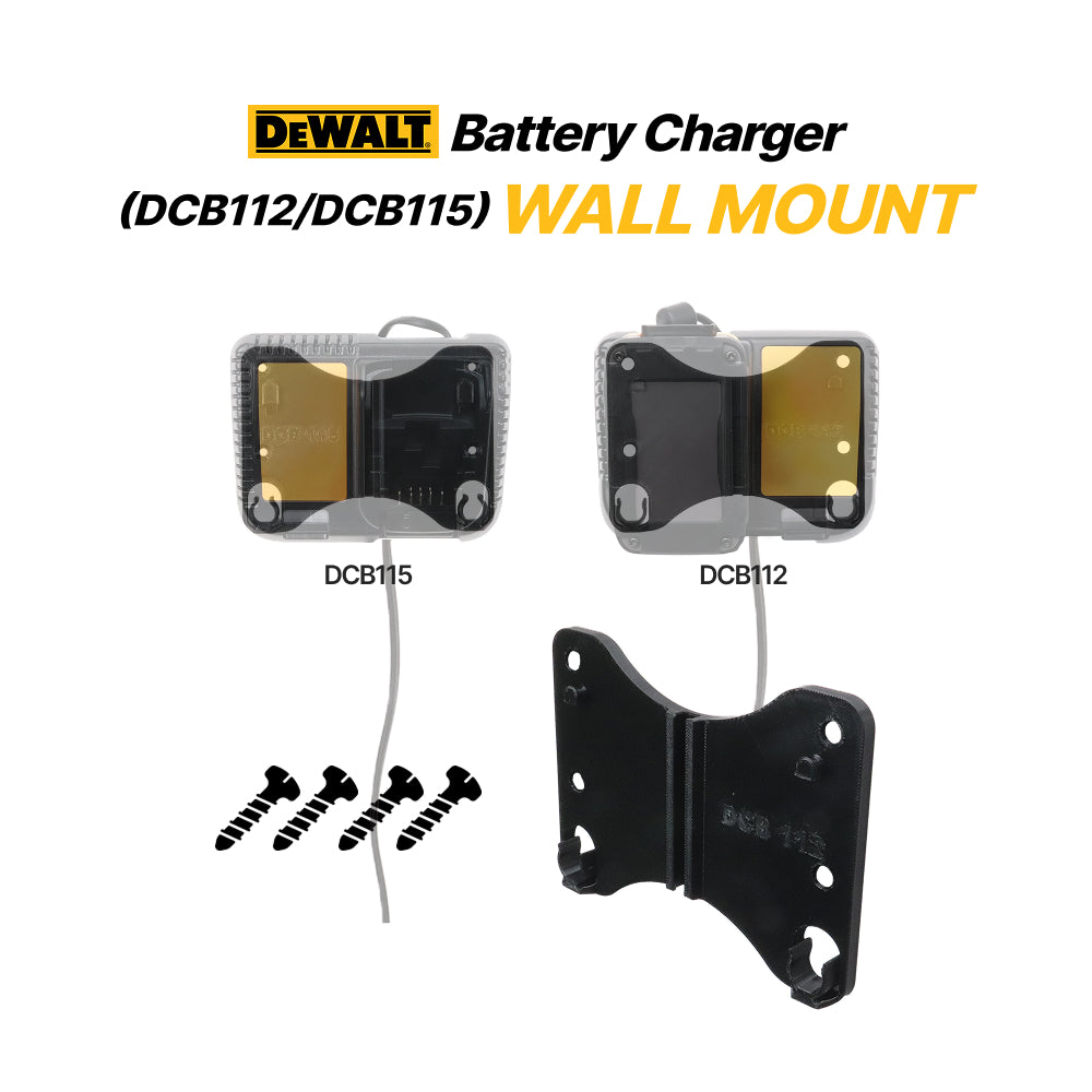 DCB112 & DCB115 Battery Charger Wall Mount