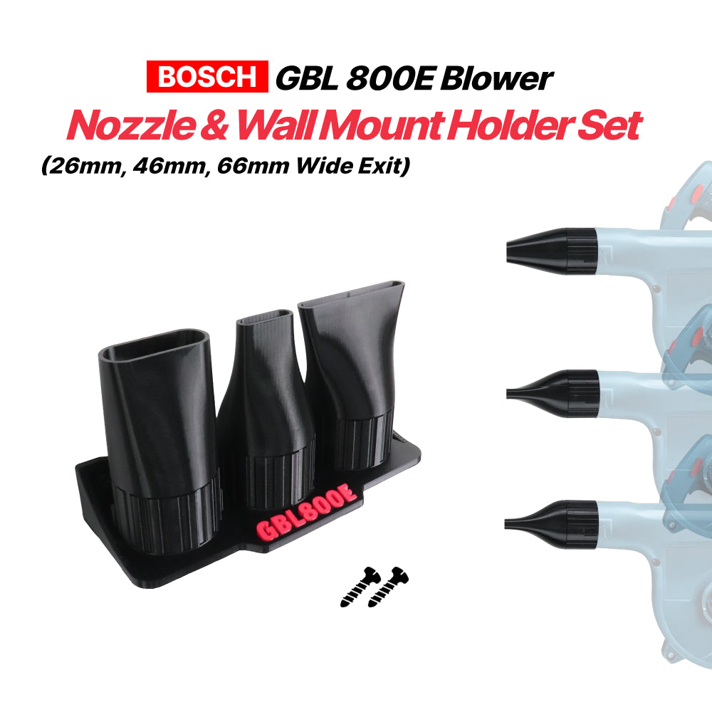 Bosch GBL800E Blower  Wide Flat Nozzle&Wall mount Set