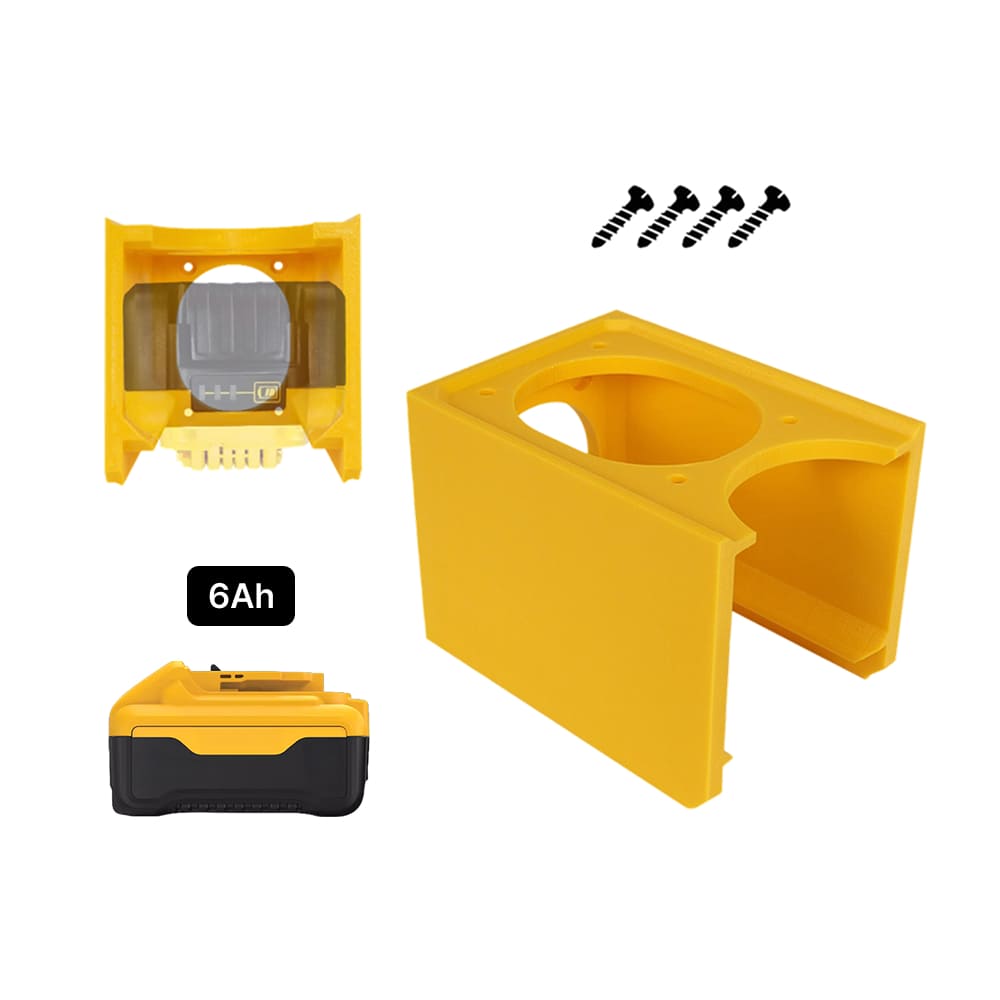 Battery Stacker Rack for DeWalt 20V - Wall Mount Organizer