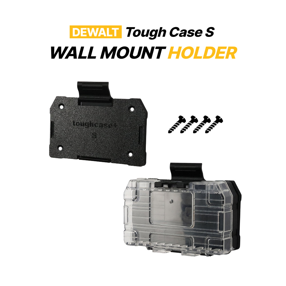 DEWALT ToughCase S Wall Mount Holder – Multi-Case Organizer