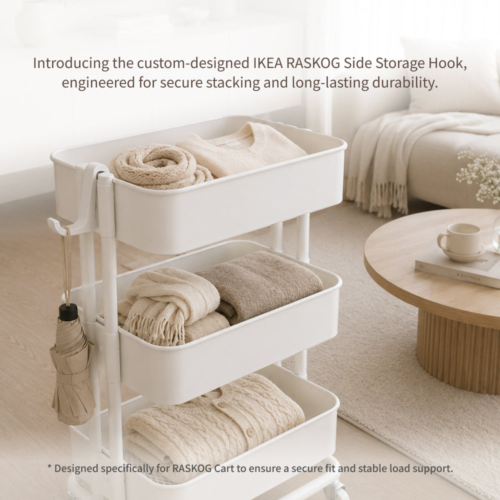 IKEA RÅSKOG Utility Cart Side Storage Hook