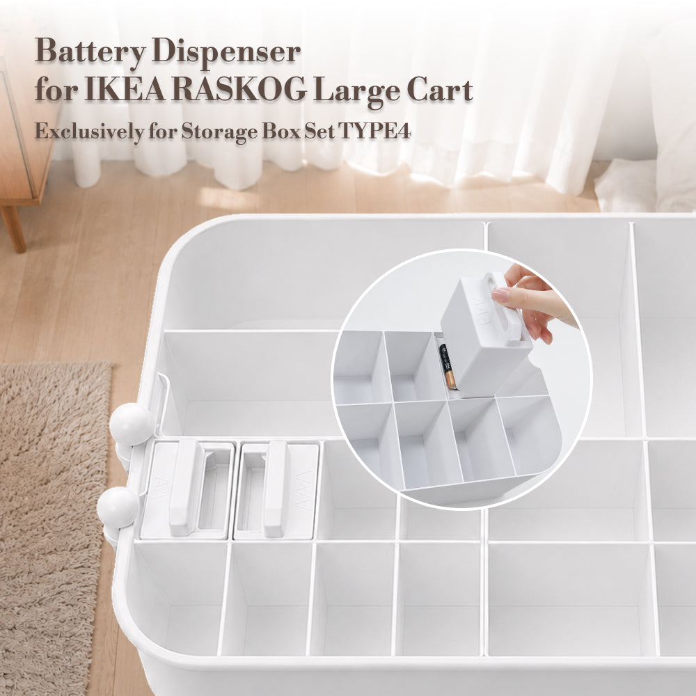 IKEA RÅSKOG Large Cart AA & AAA Battery Dispenser Organizer