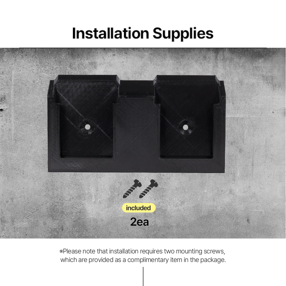 Metabo CAS battery X2 Wall Mount – Wall-mountable Metabo 18V battery rack – Saves space and simplifies storage - Power
