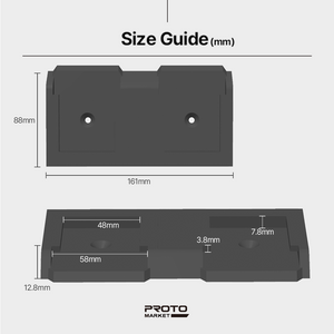 Metabo CAS battery X2 Wall Mount – Wall-mountable Metabo 18V battery rack – Saves space and simplifies storage - Power