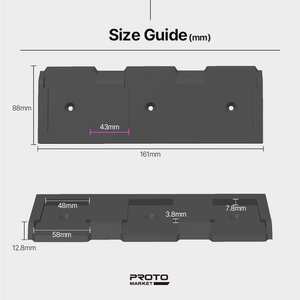Metabo CAS battery X3 Wall Mount – Wall-mountable Metabo 18V battery rack – Saves space and simplifies storage - Power