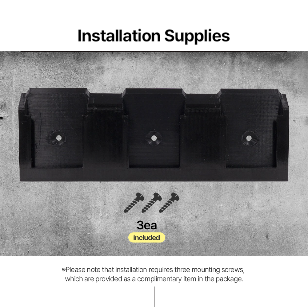 Metabo CAS battery X3 Wall Mount – Wall-mountable Metabo 18V battery rack – Saves space and simplifies storage - Power