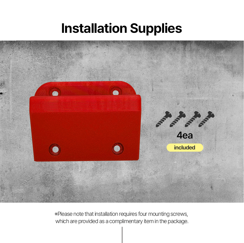 Milwaukee Inflator Mounting Bracket – Secure Storage Solution for Milwaukee M12 and M18 Inflators Ideal for Garage