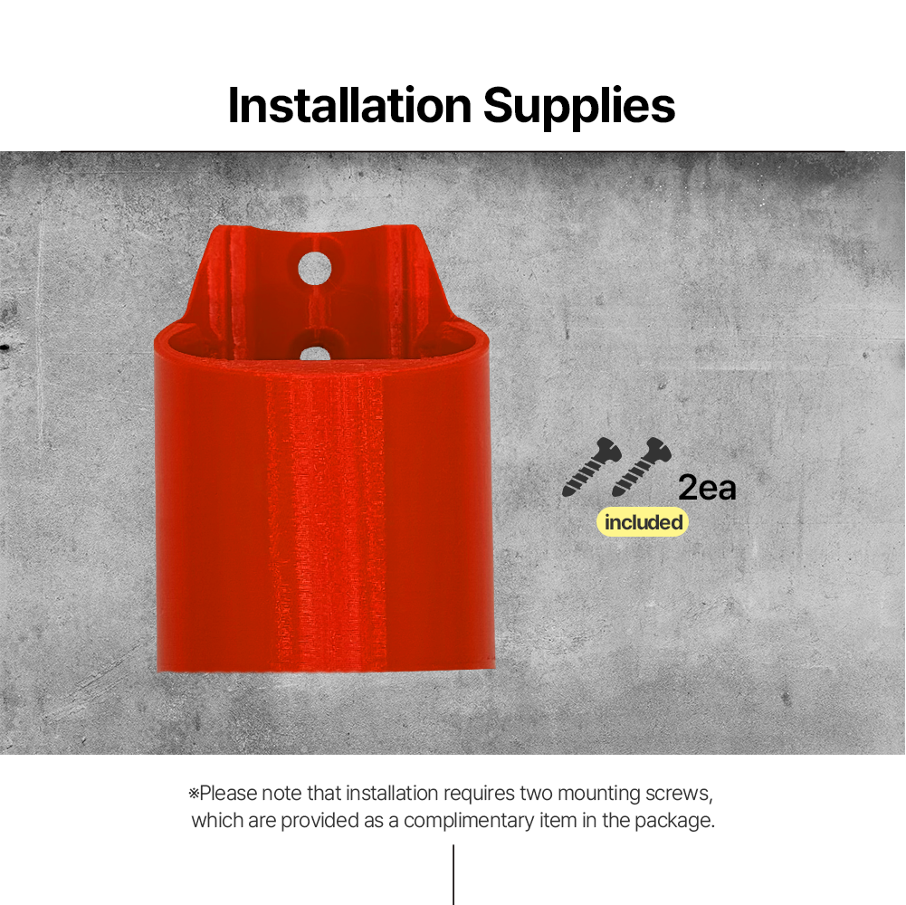 Milwaukee M12 12V Battery Holder long version – Wall Mount Storage Rack for 2.0Ah - Secure M12 Battery Storage