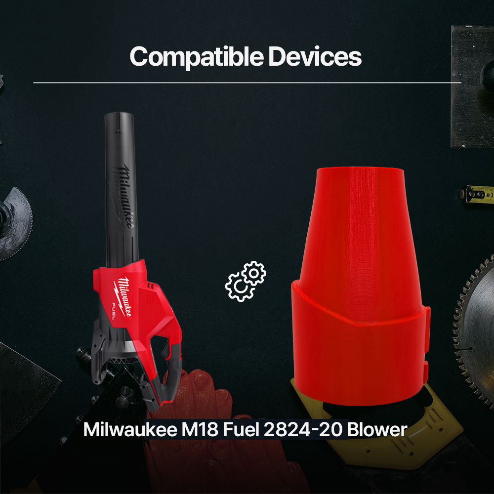 Milwaukee M18 Blower Stubby Nozzle – Compact Air Nozzle for Tight Spaces & High-Efficiency Cleaning - Power Tool