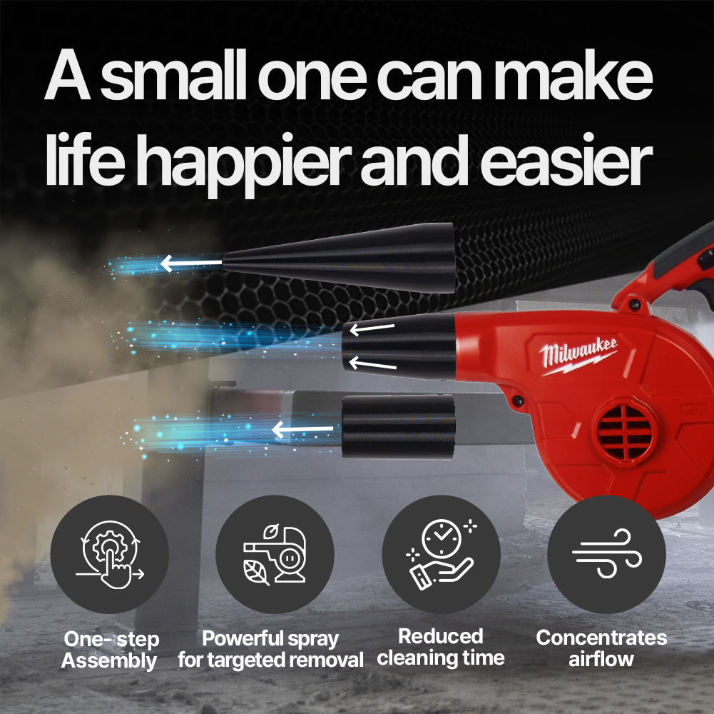 Milwaukee M18 Compact Blower Stub Nose -Precision Nozzle for Efficient Airflow in Tight Spaces Enhanced Airflow