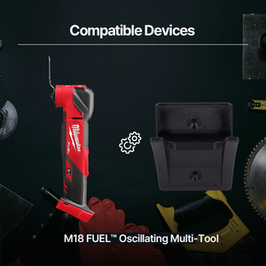 Milwaukee M18 Grinder Wall Mount – Secure Storage – Heavy-Duty Organizer – PETG Durable - Power Tool Accessories