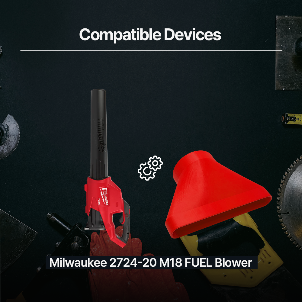 Milwaukee M18 Leaf Blower Nozzle – Adjustable Air Nozzle for M18 Blower Great for Focused Airflow in Lawn and Garden