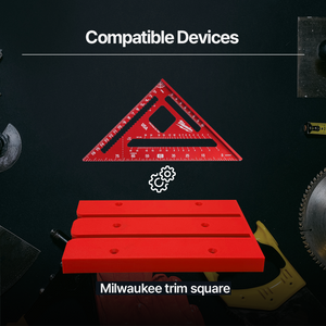 Milwaukee Square Wall Mount – Reliable Wall Mount for Milwaukee Tools Perfect for Garage and Workshop Tool Organization