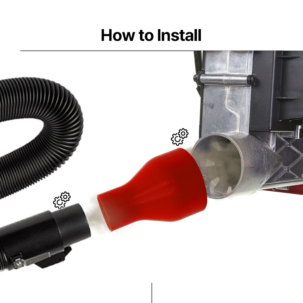 Milwaukee Table Saw to Vacuum Adapter – Dust Collection Adapter for Milwaukee Table Saw Ideal for Cleaner Workspaces