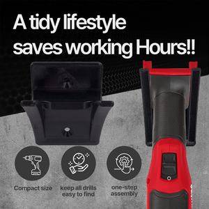Milwaukee Tool Hangers – Wall-mounted tool holder for Milwaukee 18V tools – Keeps your workspace tidy and tools easily