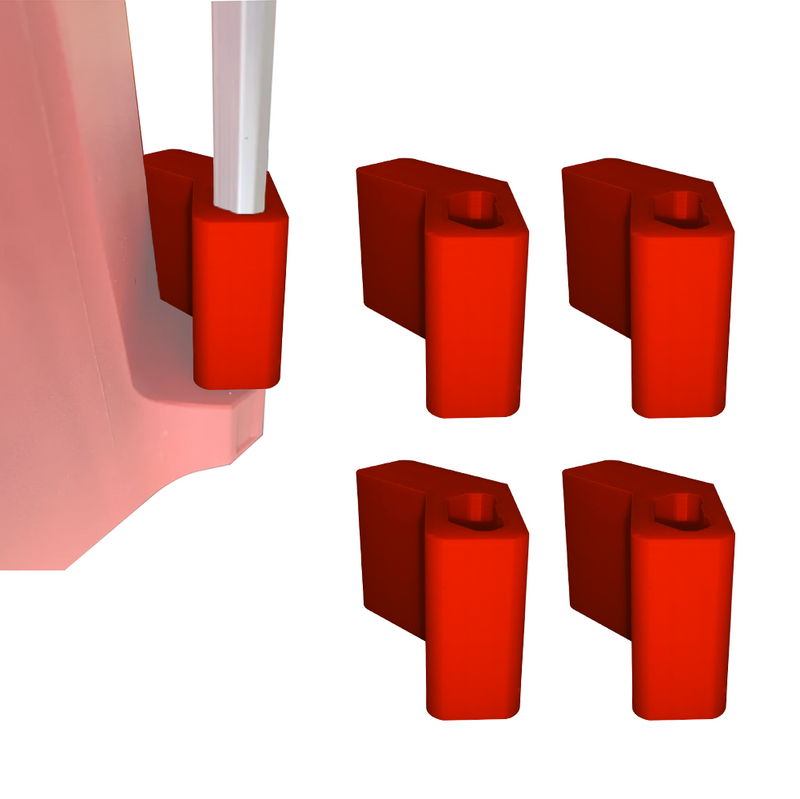 Milwaukee Packout Rail Bracket 4ea 1set – Durable Mounting Bracket for Milwaukee Packout System Perfect for Tool