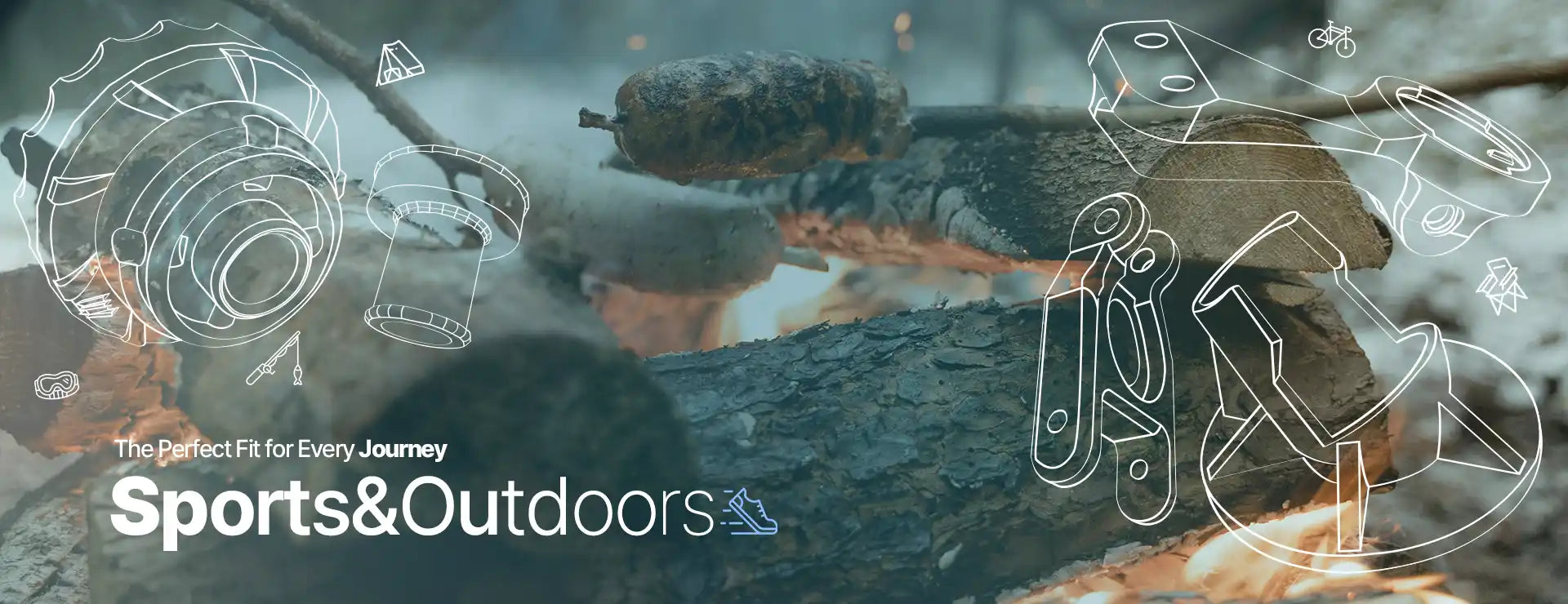 Sports and outdoors advertisement.