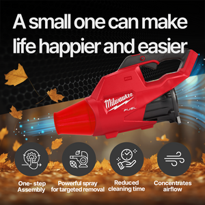 Super Stubby Nozzle for Milwaukee M18 Fuel Blower – High-Velocity Short Airflow Tube for Leaf Blowing Dust Removal &
