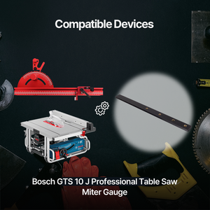 T-Bar for Bosch GTS 10J Mitre Gauge – Precision Upgrade Rail – Smooth Fit – Durable Aluminum - Power Tool Accessories