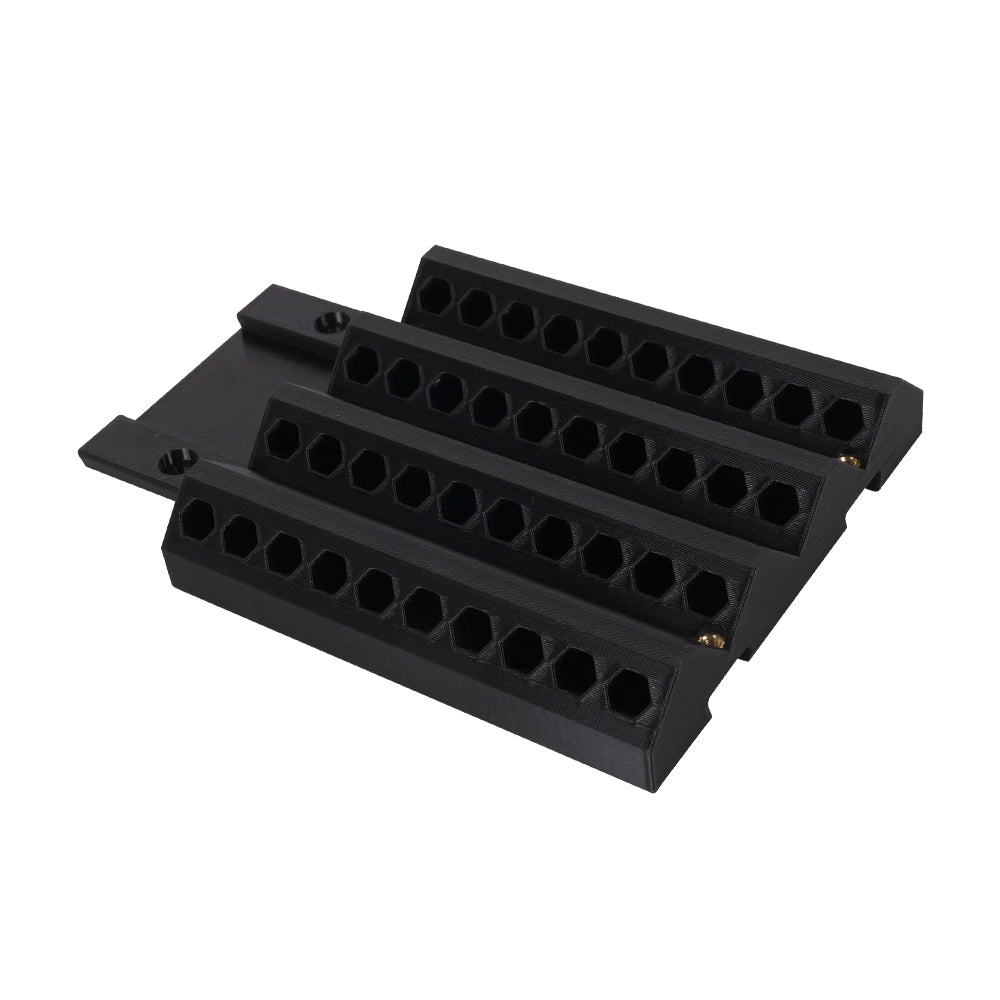 40 pcs Bit set wall mount holder – 40 pcs Bit Set Wall-Mount Holder – Efficiently stores and organizes bit sets saving