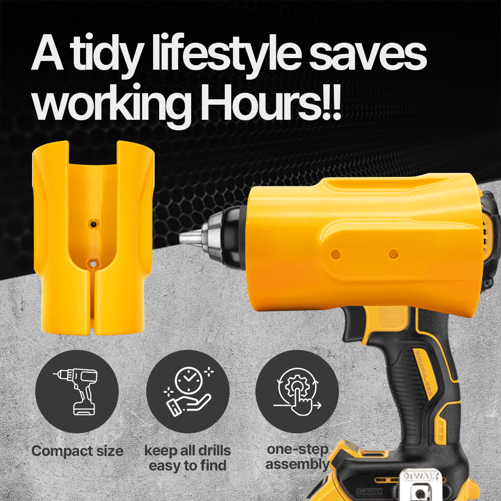 Universal Cordless Drill Holder -Wall Mount Drill Holder for Cordless Power Tools – Universal Rack for Makita DeWalt