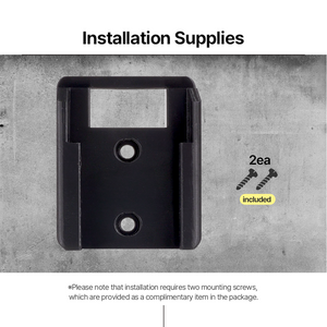 Wall Mount Battery Holder Compatible with Black & Decker 18V PowerConnect – PETG Durable – Easy to Install – Compact