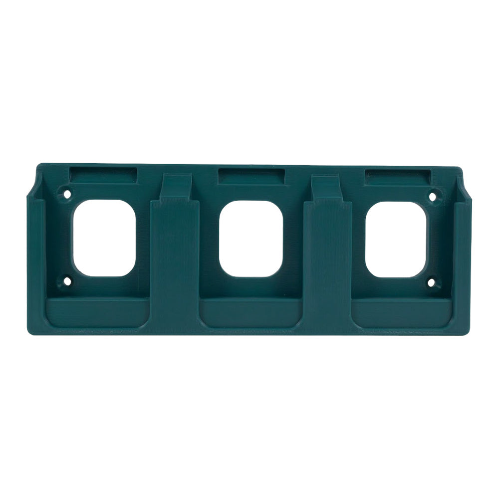Wall Mount Battery Holder for Makita 18V – 3-Slot Rack for Large Batteries – PETG Durable – Easy Install - Power Tool