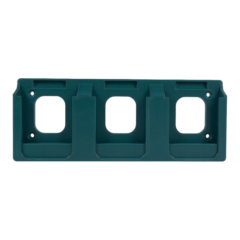 Wall Mount Battery Holder for Makita 18V – 3-Slot Rack for Large Batteries – PETG Durable – Easy Install - Power Tool
