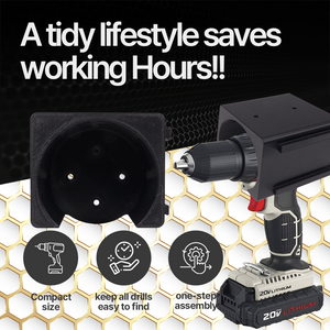 Wall Mount Holder Compatible with Porter Cable 20V Cordless Drill – Compact Tool Organizer – PETG Construction – Easy