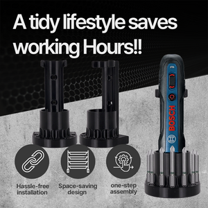 Wall Mount Holder for Bosch Go & Push Drive – Compact Organizer – Durable PETG – Easy Installation - Power Tool